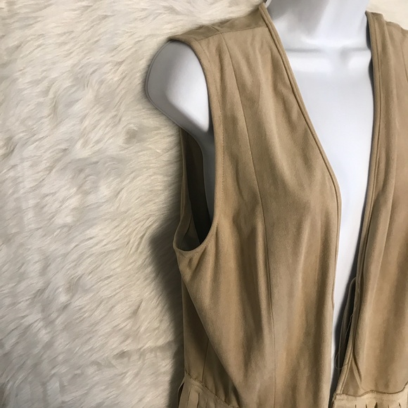 Nwt new directions Woman’s Size large Fringe vest - Picture 2 of 2